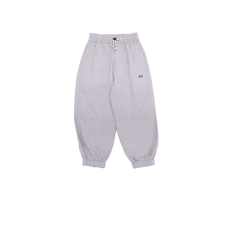 Children's Trousers Spring Solid Color Medium Big Lightweight Breathable Wearable Children's Pants