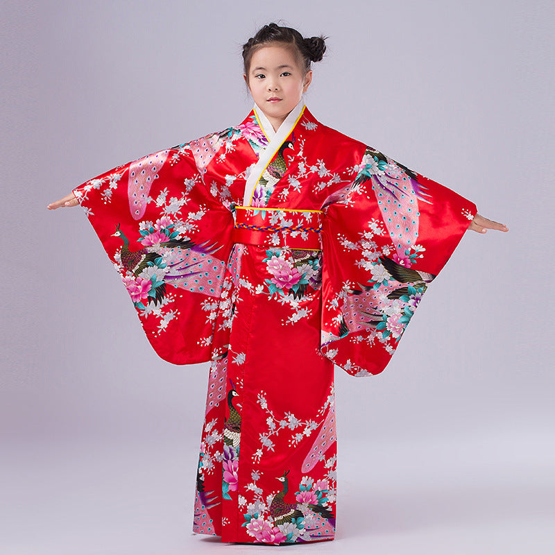 Women's & Children's Clothing Performance Printing Bathrobe Nightgown Primary Children's Suit