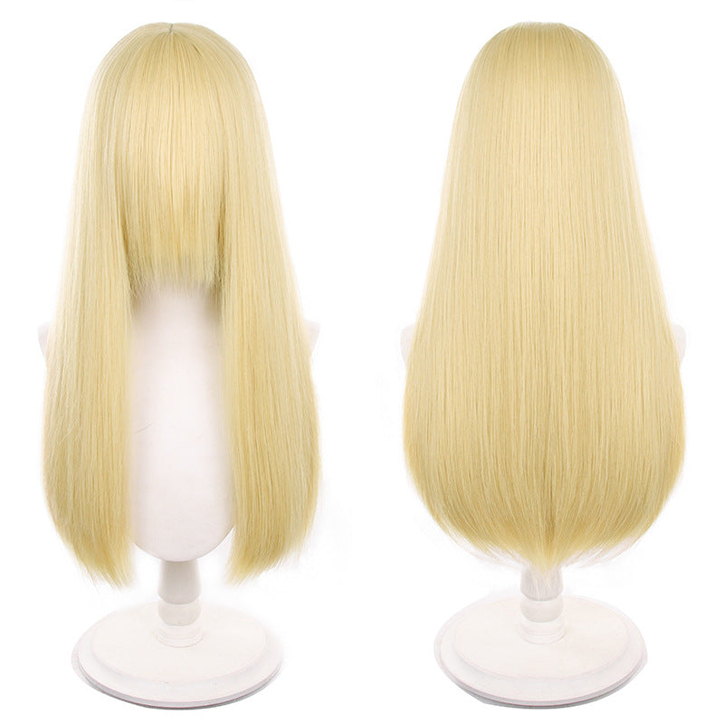 Universal Long Straight Weight Shape Head Cos Wig