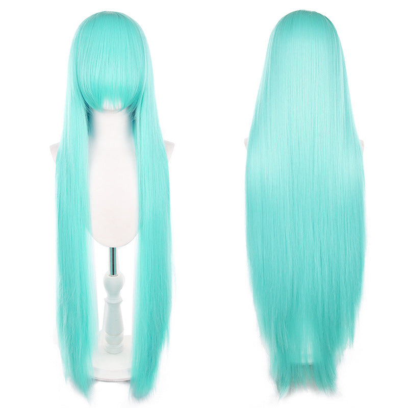 Mao Style Universal Scalp Head Long Bangs Cos Wig