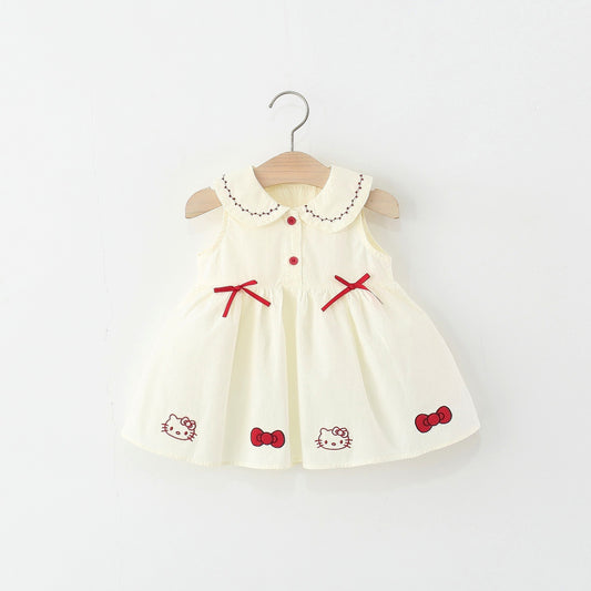 Children's Sleeveless One-piece Summer Korean Style Doll Children's Dress