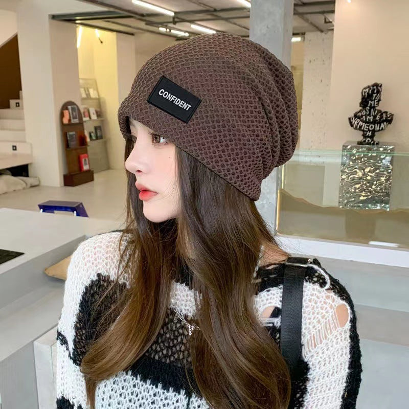 Hat With Hair Pile Heap Cap Short Wig Long Curls