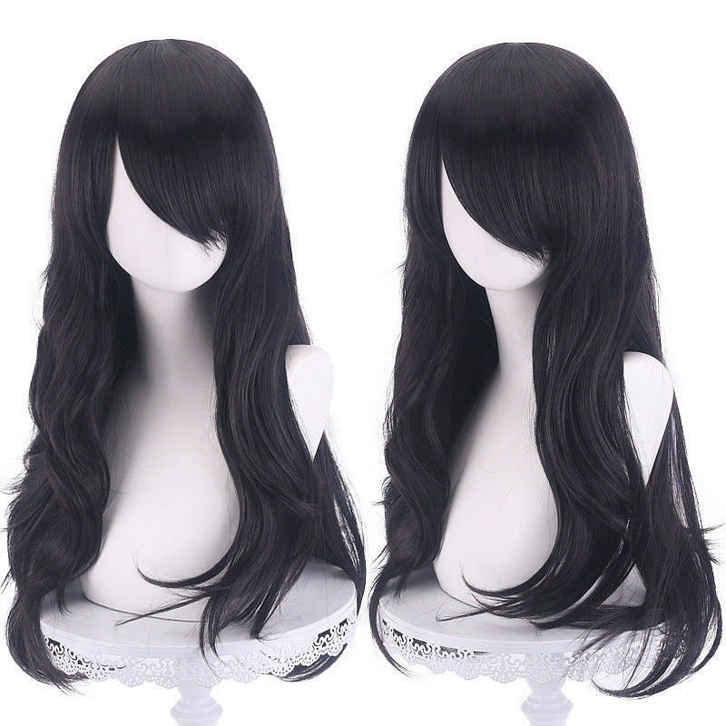 Anime Universal Long Curly Hair Micro Cos Wig