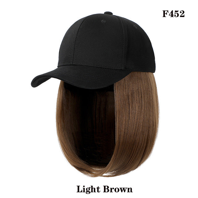 Women's Hat Short Hair One-piece Peaked Cap Summer Other Wig