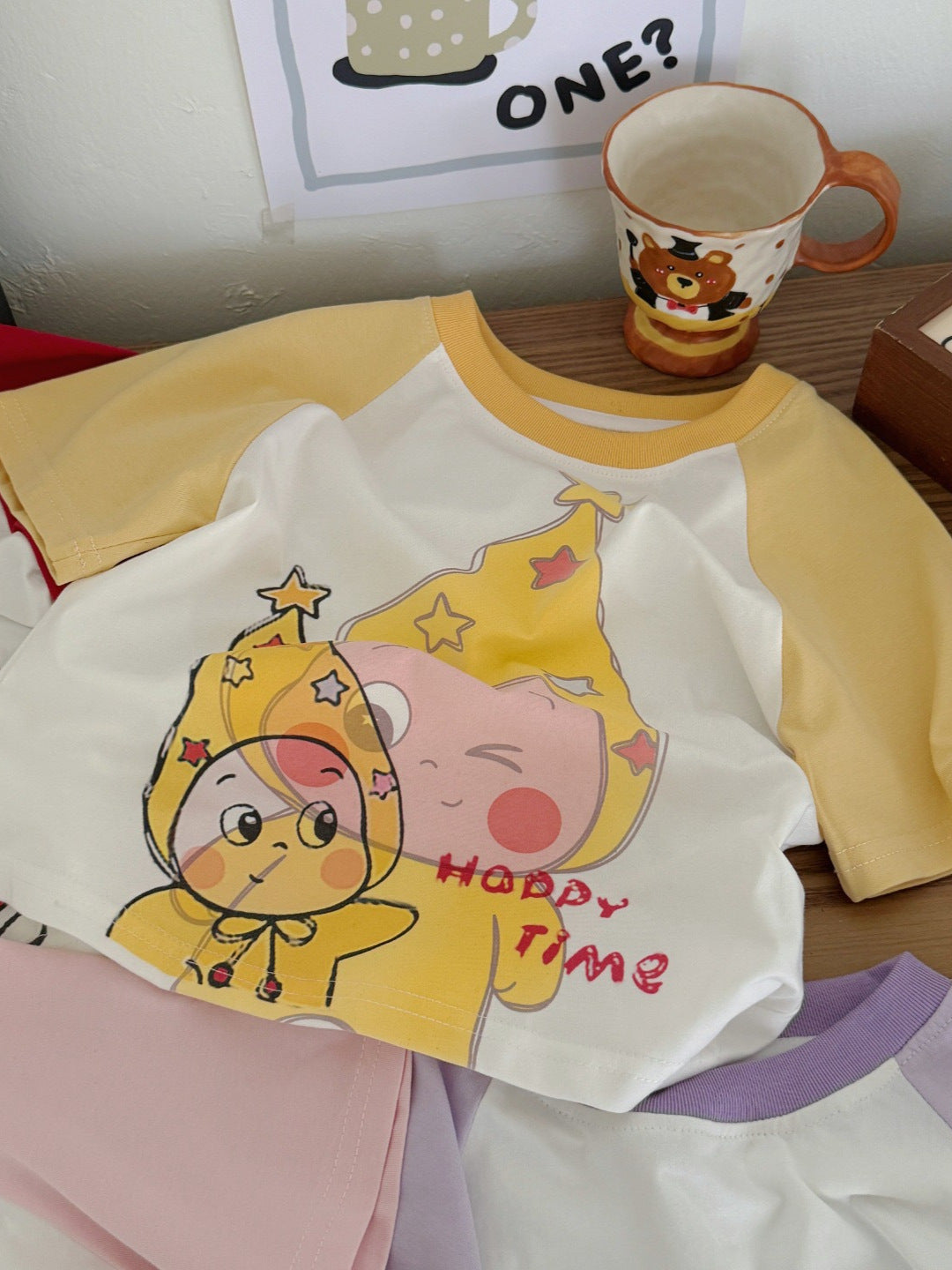 Children's Roll Class Short Sleeve Summer Boys Cartoon Uv Half Children's T-shirt