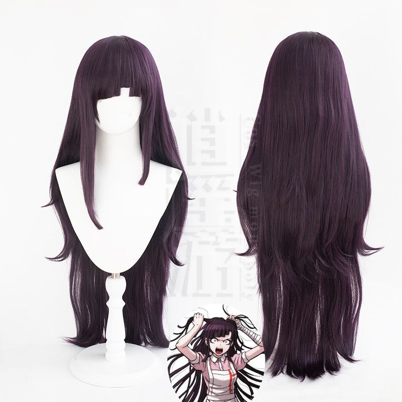 Free Travel Sin Wood Mandarin Orange Artificial Human Scalp Cos Wig