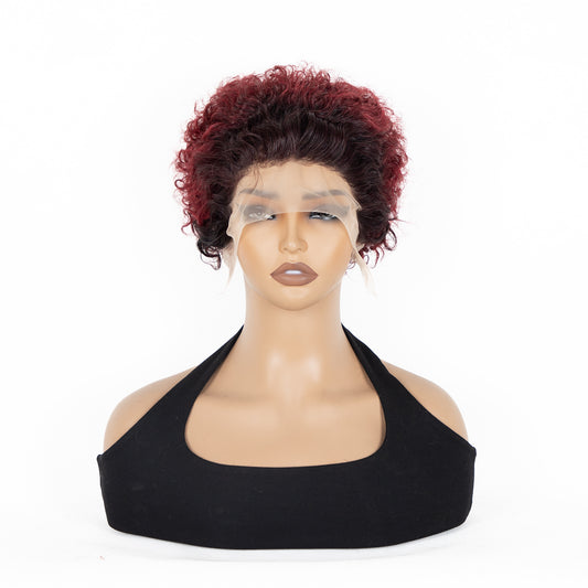 African Explosion Natural Fluffy Breathable Fashion Styling Wig Short Curly Hair