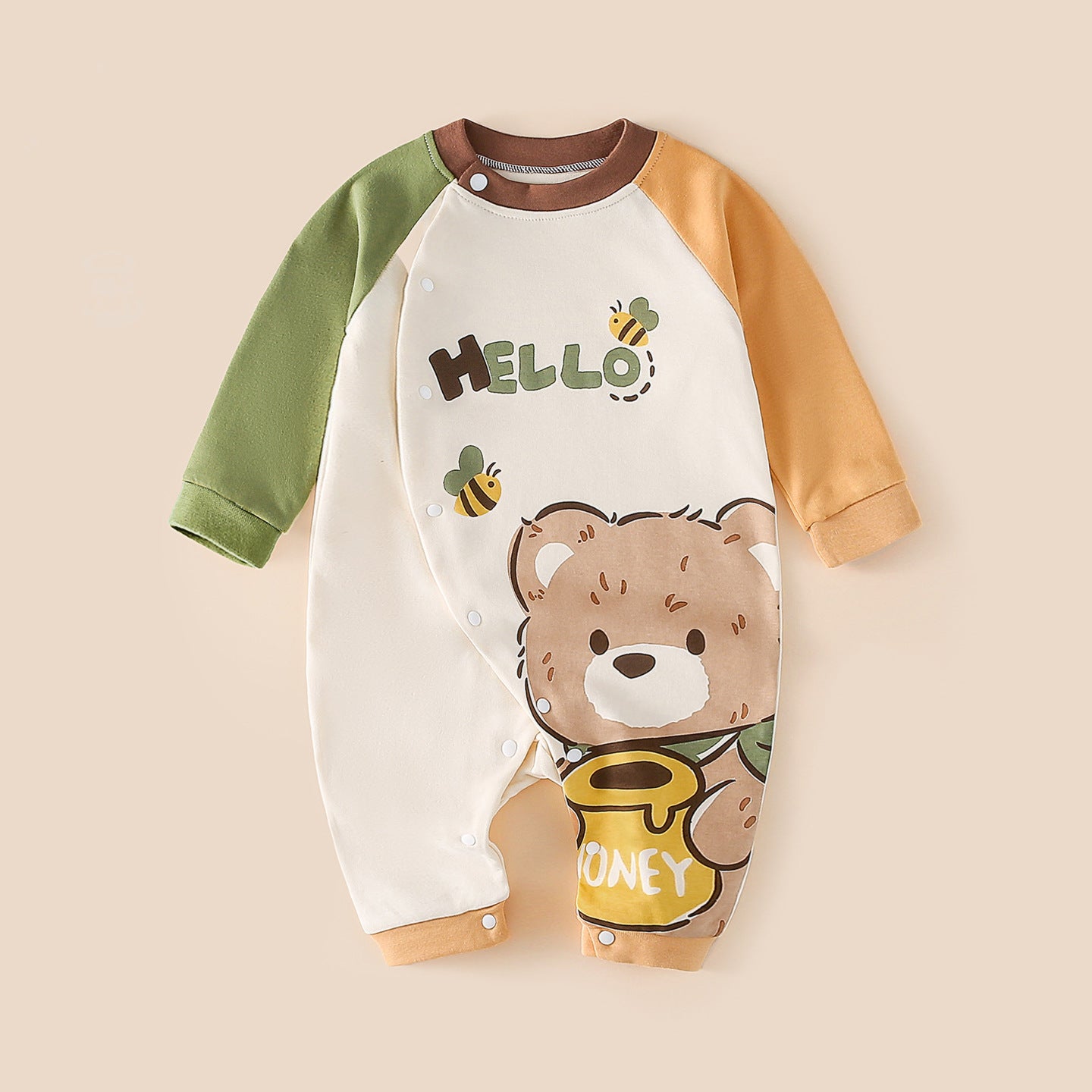 Cotton Born Clothes Boys Romper Outwear Jumpsuit, Climbing Suit