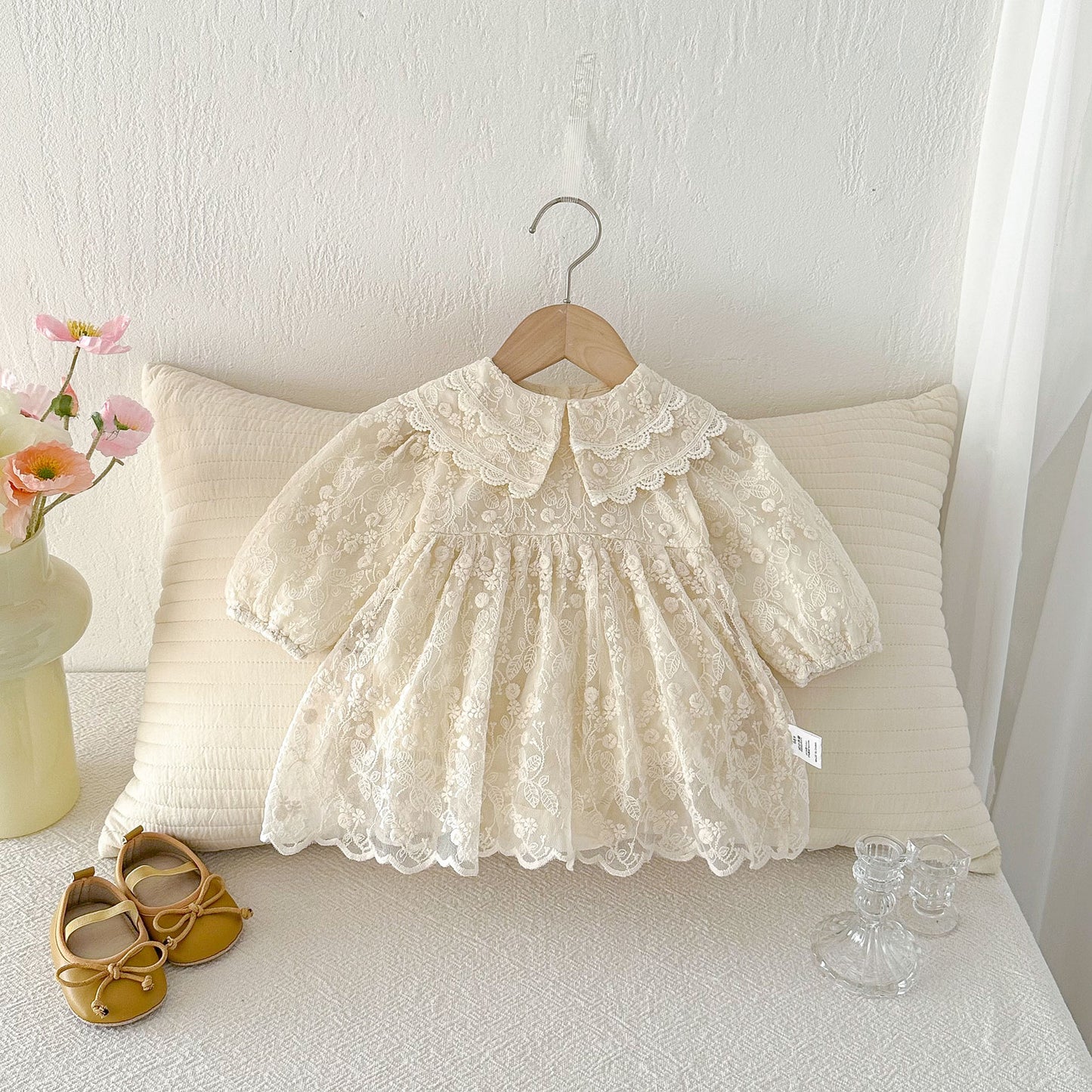 Spring Western Style Lace Full Moon Hundred Days Banquet Princess Jumpsuit, Climbing Suit