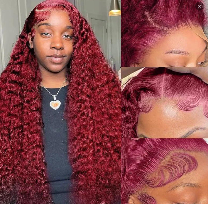 Head Cap Female African Ladies Front Small Wig Long Curls