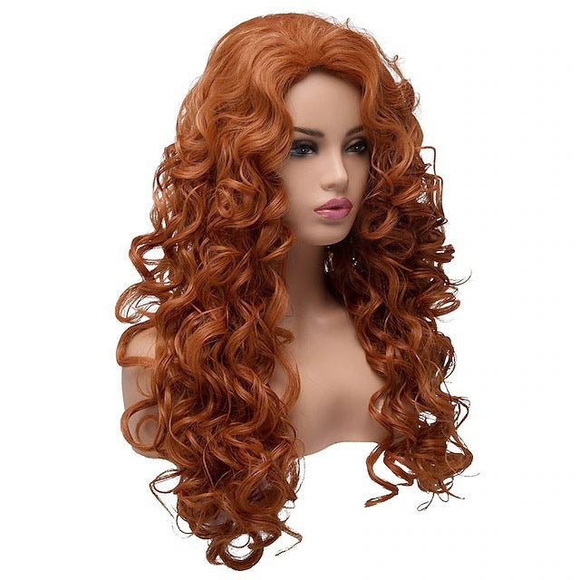 Legend Princess Merida Instant Noodle Curly Wig Long Curls