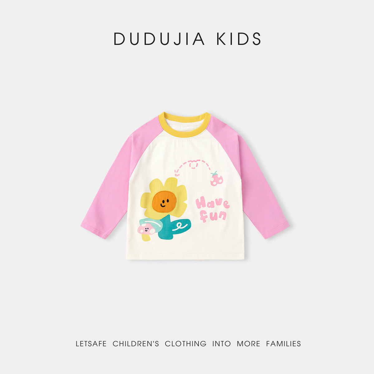 Children's Cute Cartoon Collection Spring Long Sleeve Children's T-shirt