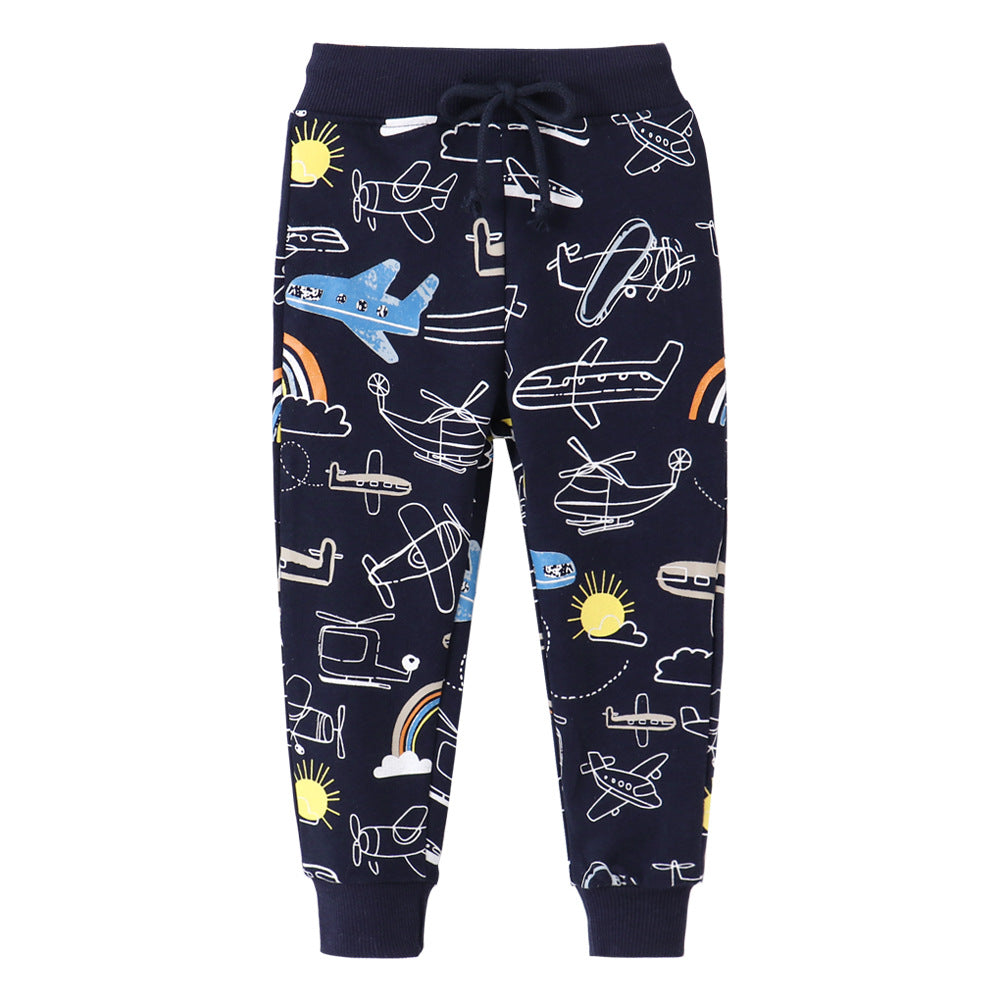 Versatile Children's Boys Cotton Terry Trousers Children's Pants