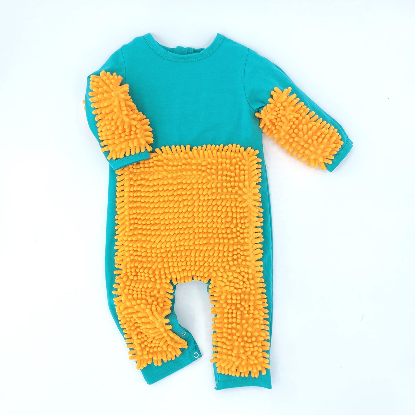 Mop Man Crawling Jumpsuit Zipper Overclothes Jumpsuit, Climbing Suit