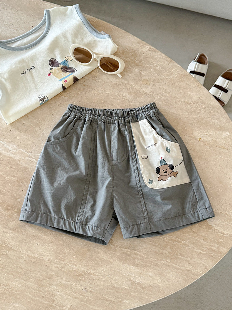 Children's Shorts Summer Thin Boy Clothing Outerwear Children's Pants