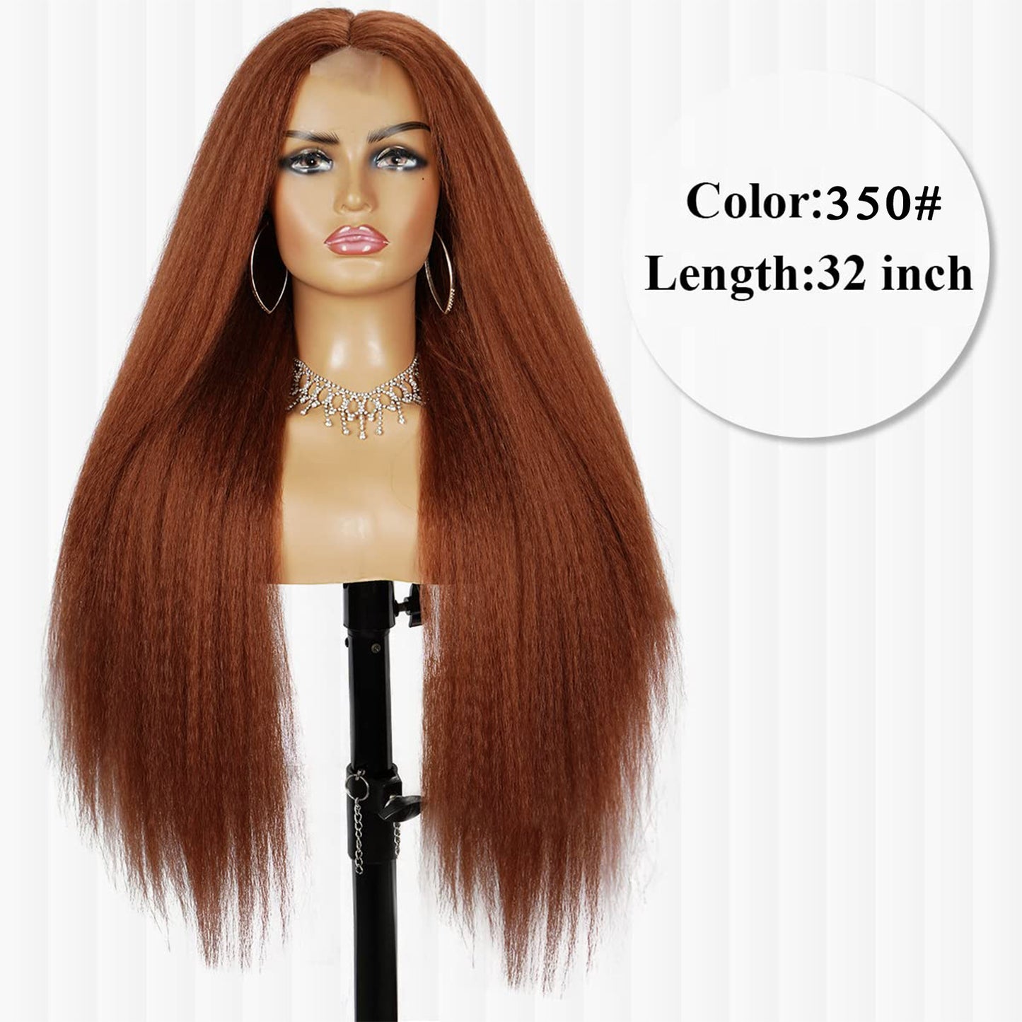 Charming Women's African Mid-length Synthetic Wigs Wig Long Curls