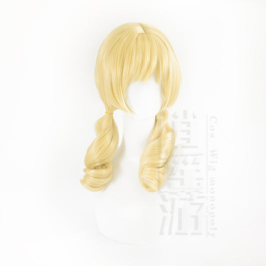 Bar Simulation Scalp Top Senior Schoolmate Double Cos Wig