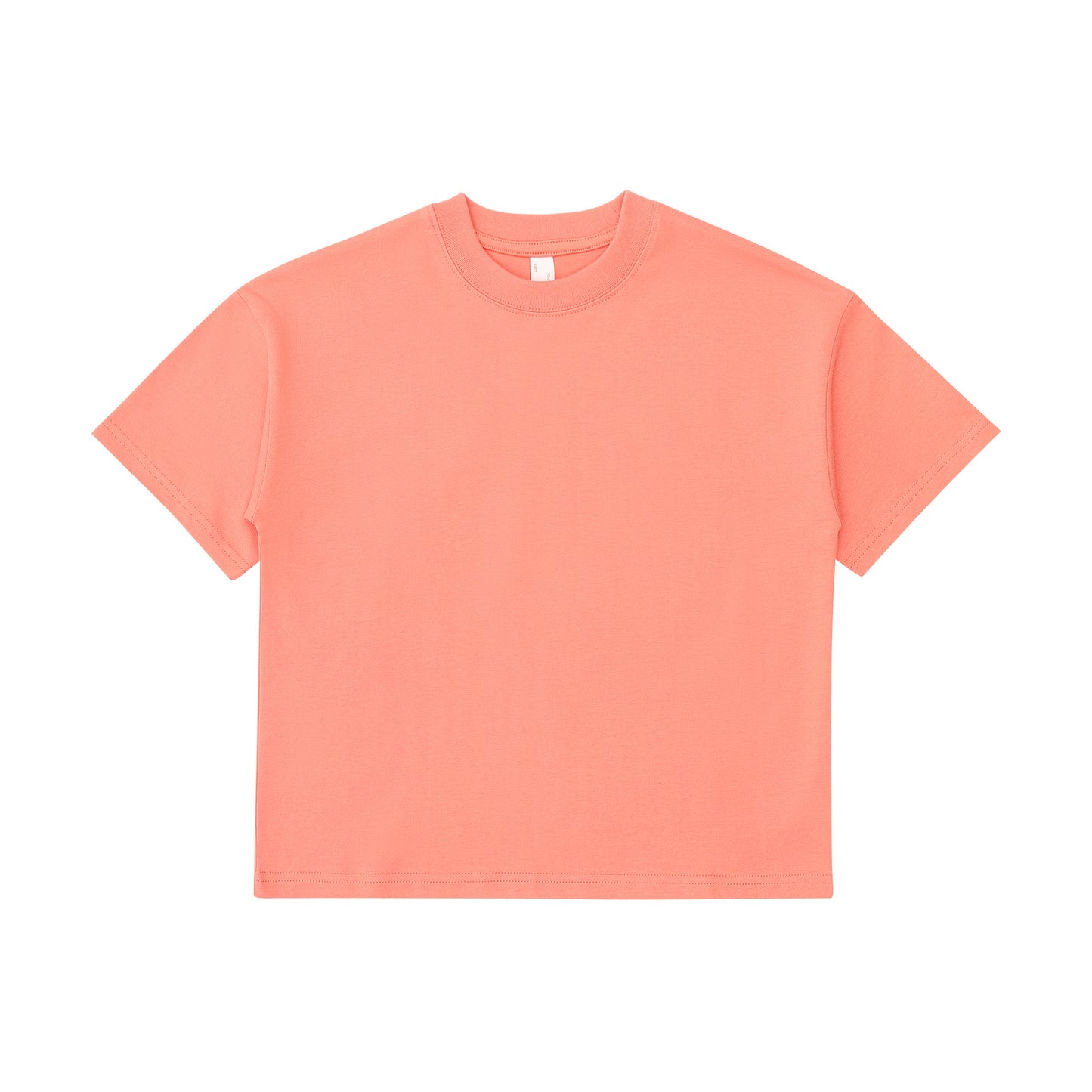 American Retro Profile Short-sleeved High Street Fashion Wide Thread Cotton Children's T-shirt