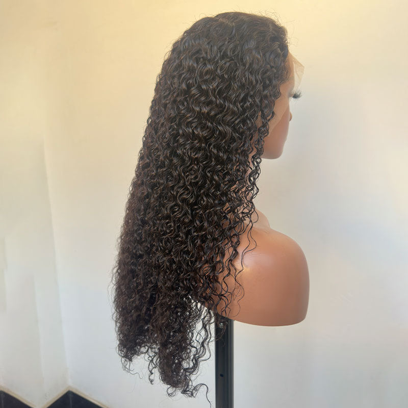 Glamorous Unique Lace Front Human Curly Real Hair Wig