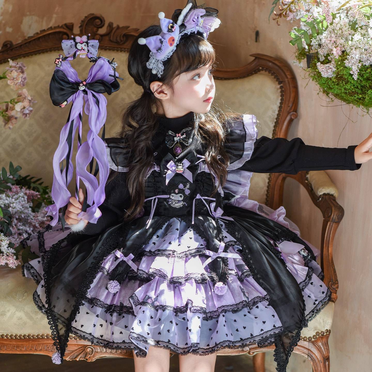 Children's Lolita Princess Spring Clothes Western Style Children's Dress