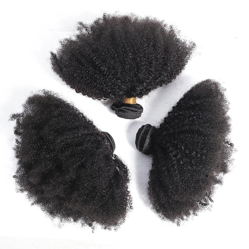 Charming Durable Human Wigs Explosion Curtain Real Hair Wig