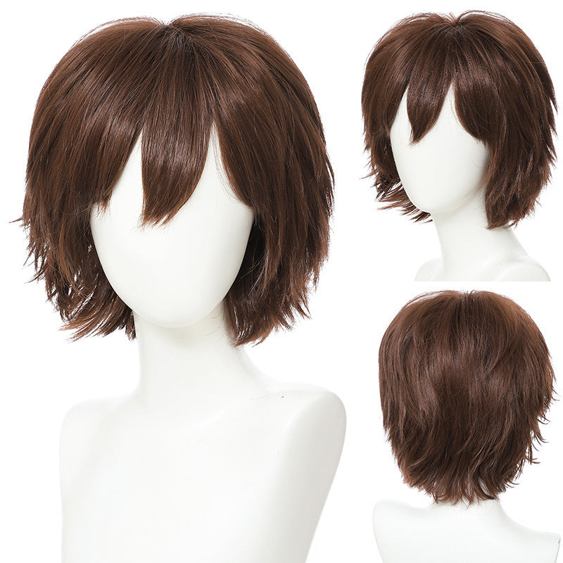 Short Hair Closing Face Top Optional Mao Style Cos Wig