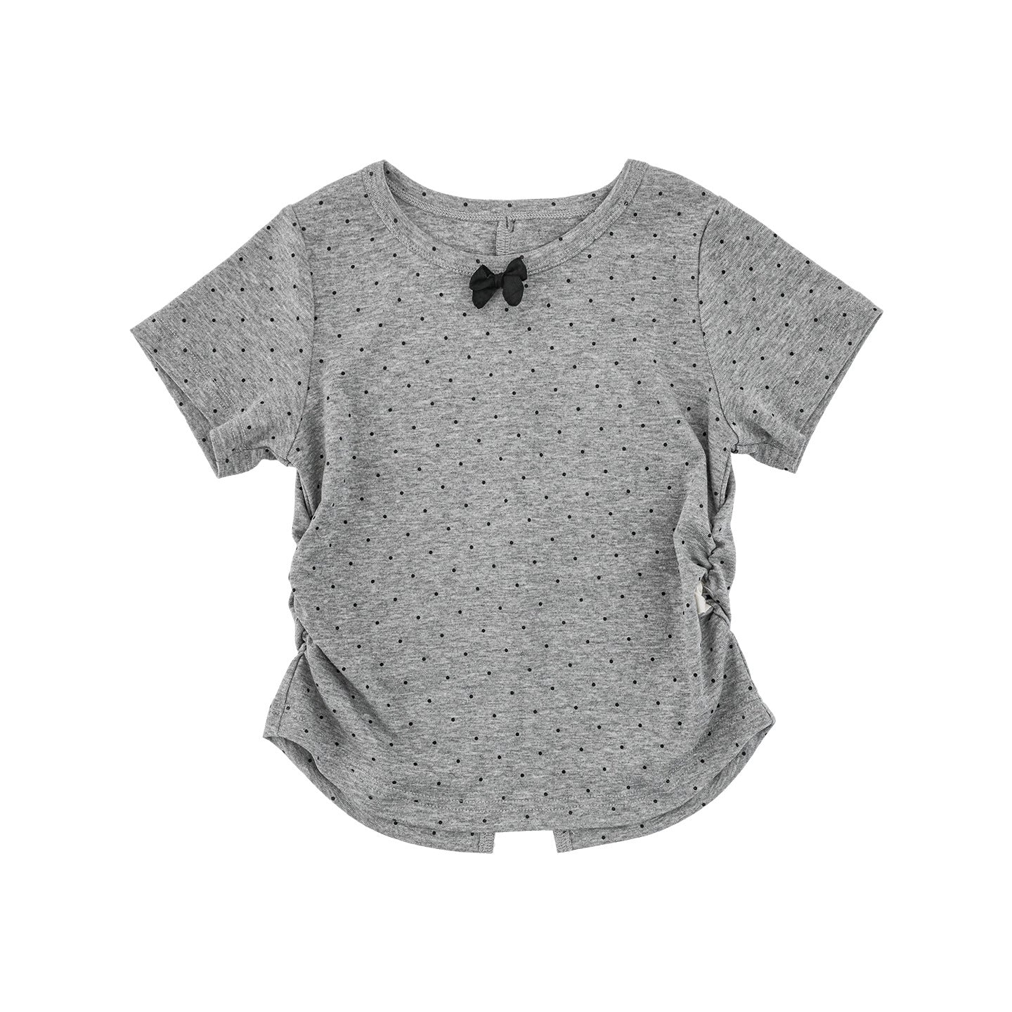Children's Summer Short-sleeved Cool Fashion Loose Short Polka Children's T-shirt