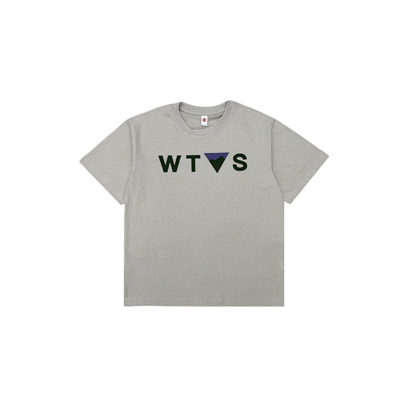 Children's Short-sleeved Summer Outdoor Mountain Round Neck Boy's Soft Cotton Children's T-shirt