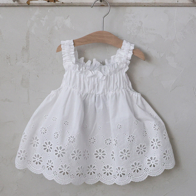 Strawberry Shan Western Style Hollow Embroidered Children's Shirt