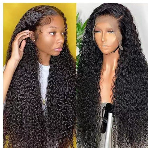 Corn Curler Curly Hair Wigs With Small Chemical Wig Long Curls
