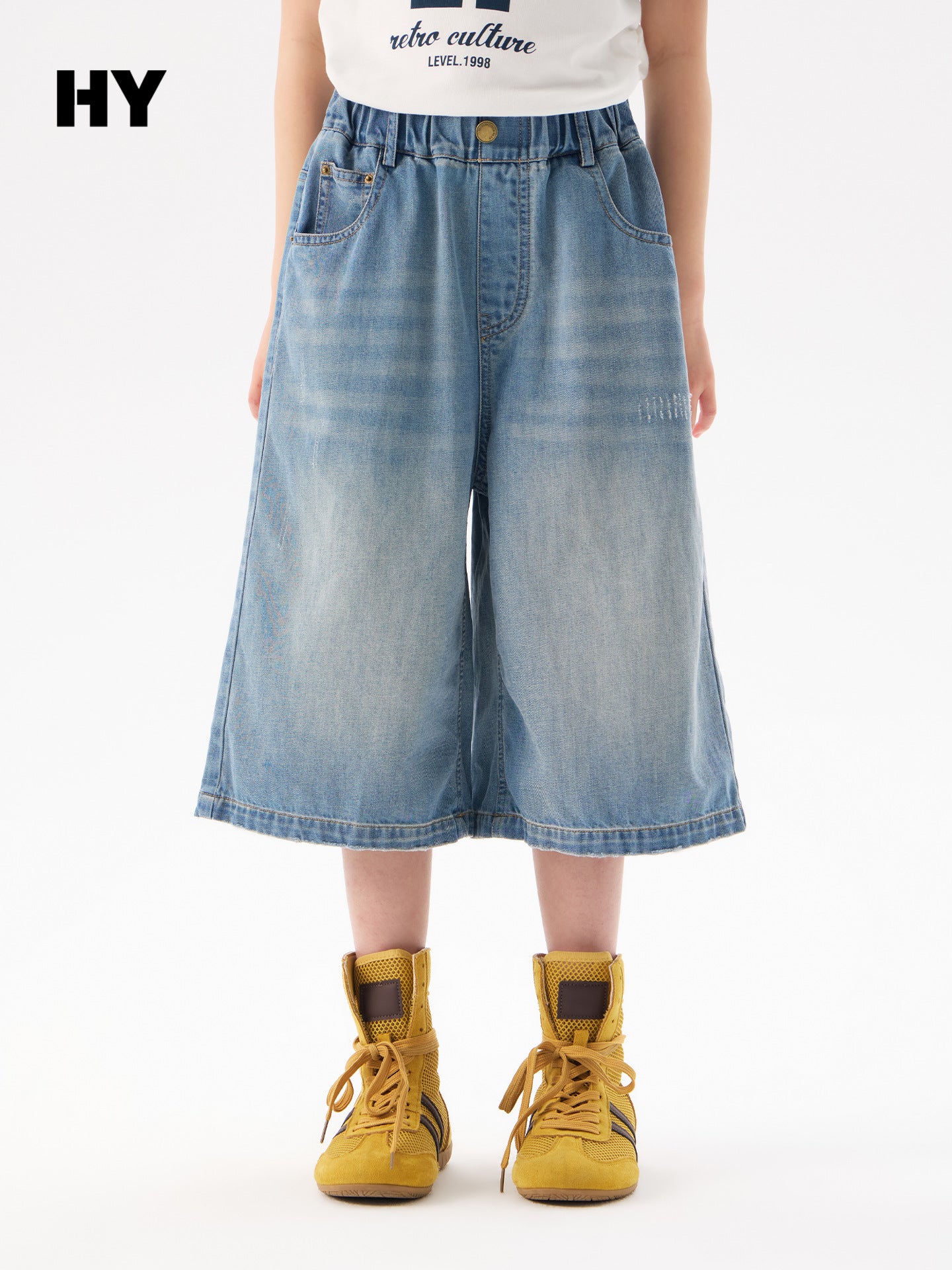 Children's Clothing Cropped Jeans Summer Korean Style Children's Pants