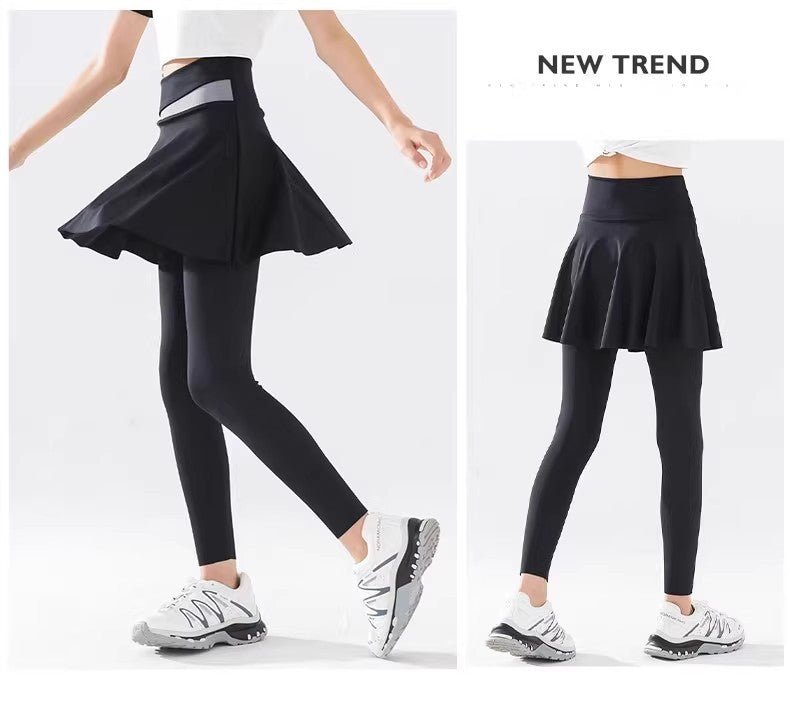 Children's Sports Fake Two-piece Tennis Skirt Big Yoga Children's Pants