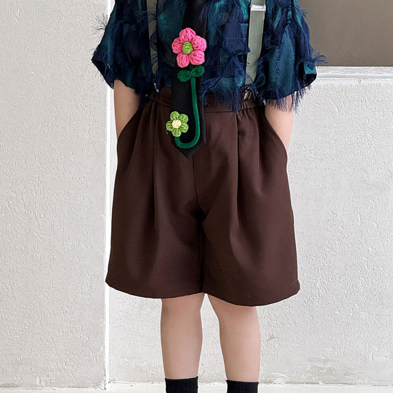 Children's Summer Korean Style Short Sleeve Western Printed Children's Shirt
