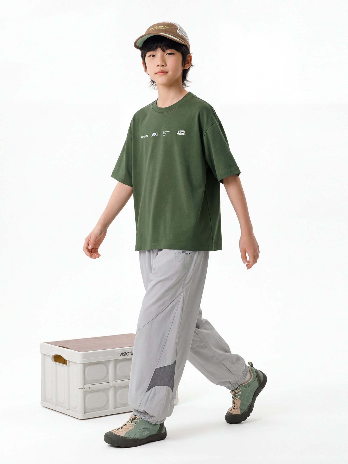 Children's Style Boys Cool Feeling Short-sleeved Medium Children's T-shirt