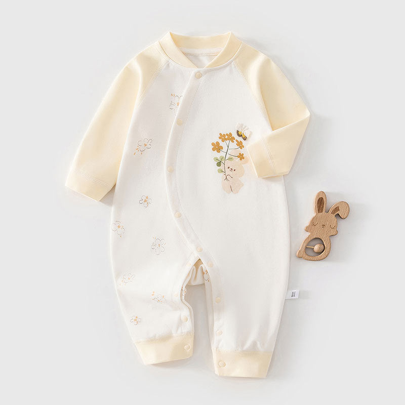 Pure Cotton Jumpsuit Born Rompers Boneless Underwear Pajamas Jumpsuit, Climbing Suit