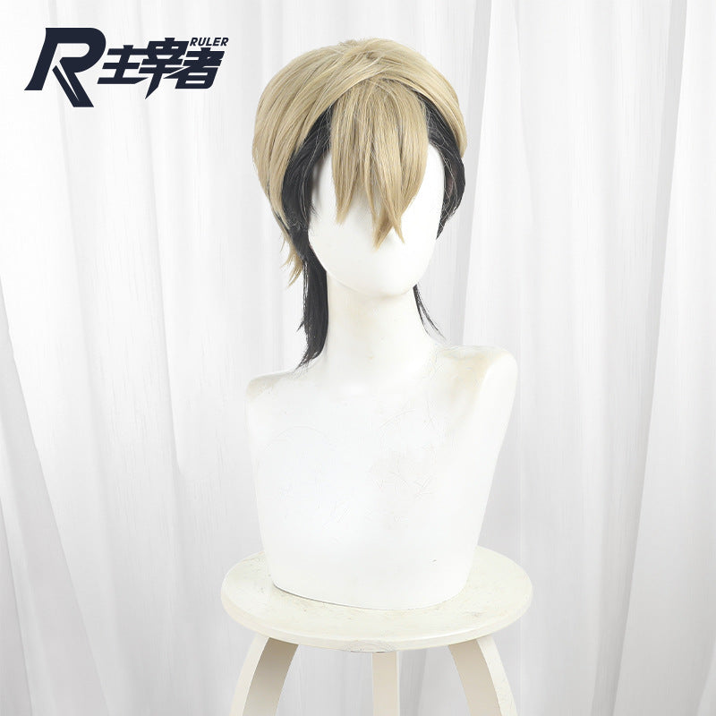 Of Waste Linen Color Wool Wolf Tail Cos Wig