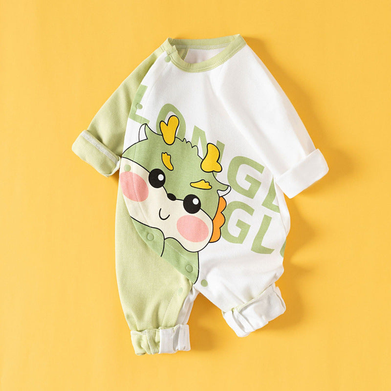 Yo-yo Jumpsuit Romper Cotton Long Sleeve Toddler Jumpsuit, Climbing Suit