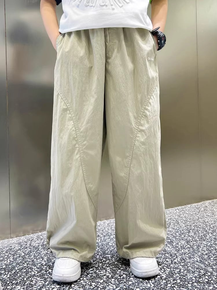 Baggy Summer Thin Straight Casual Sports Trousers For Children's Pants