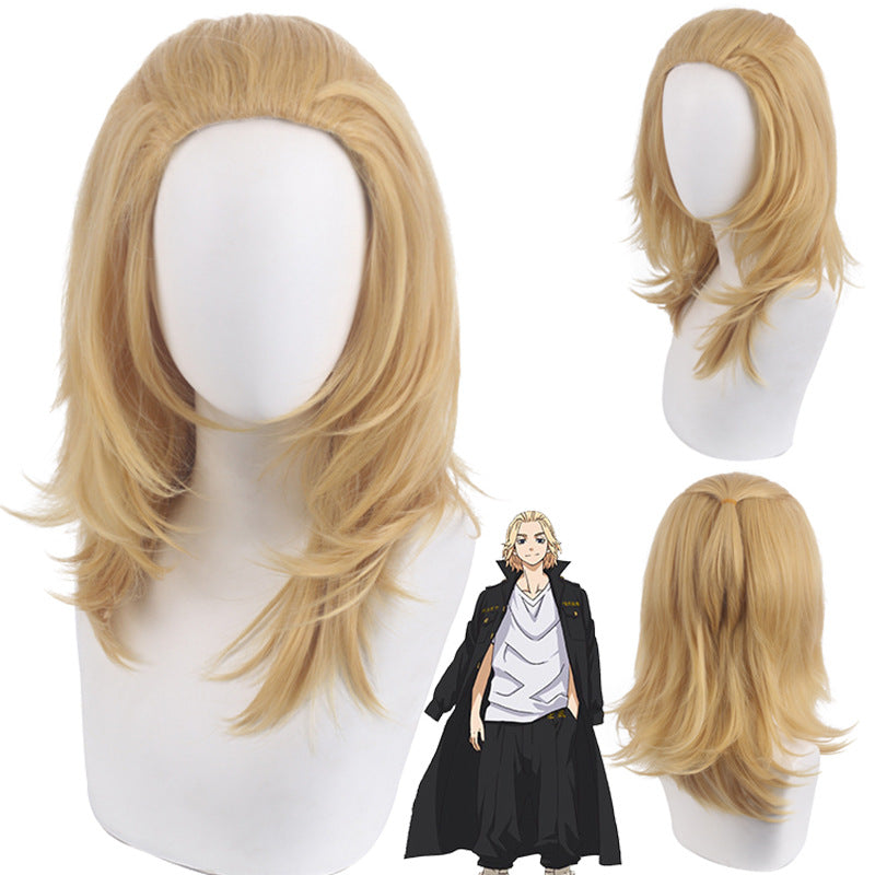 Charming Orange Daily Site Short Hair Cos Wig