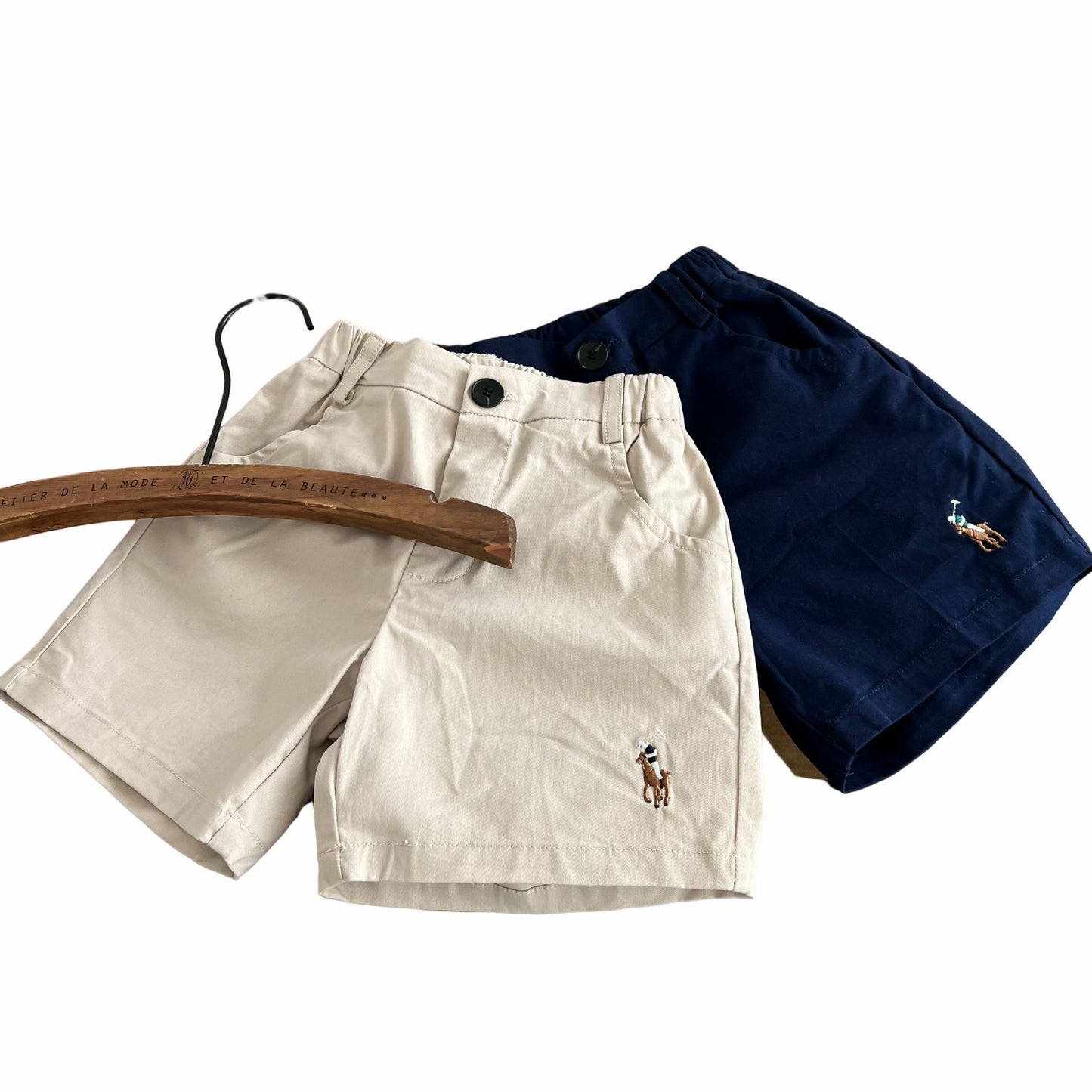 Children's Summer Embroidery Pony Trendy Casual Shorts Boys Thin Children's Pants