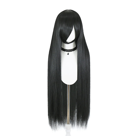 Acrylic Silk Corn Stigma Straight Hair Puffy Cos Wig