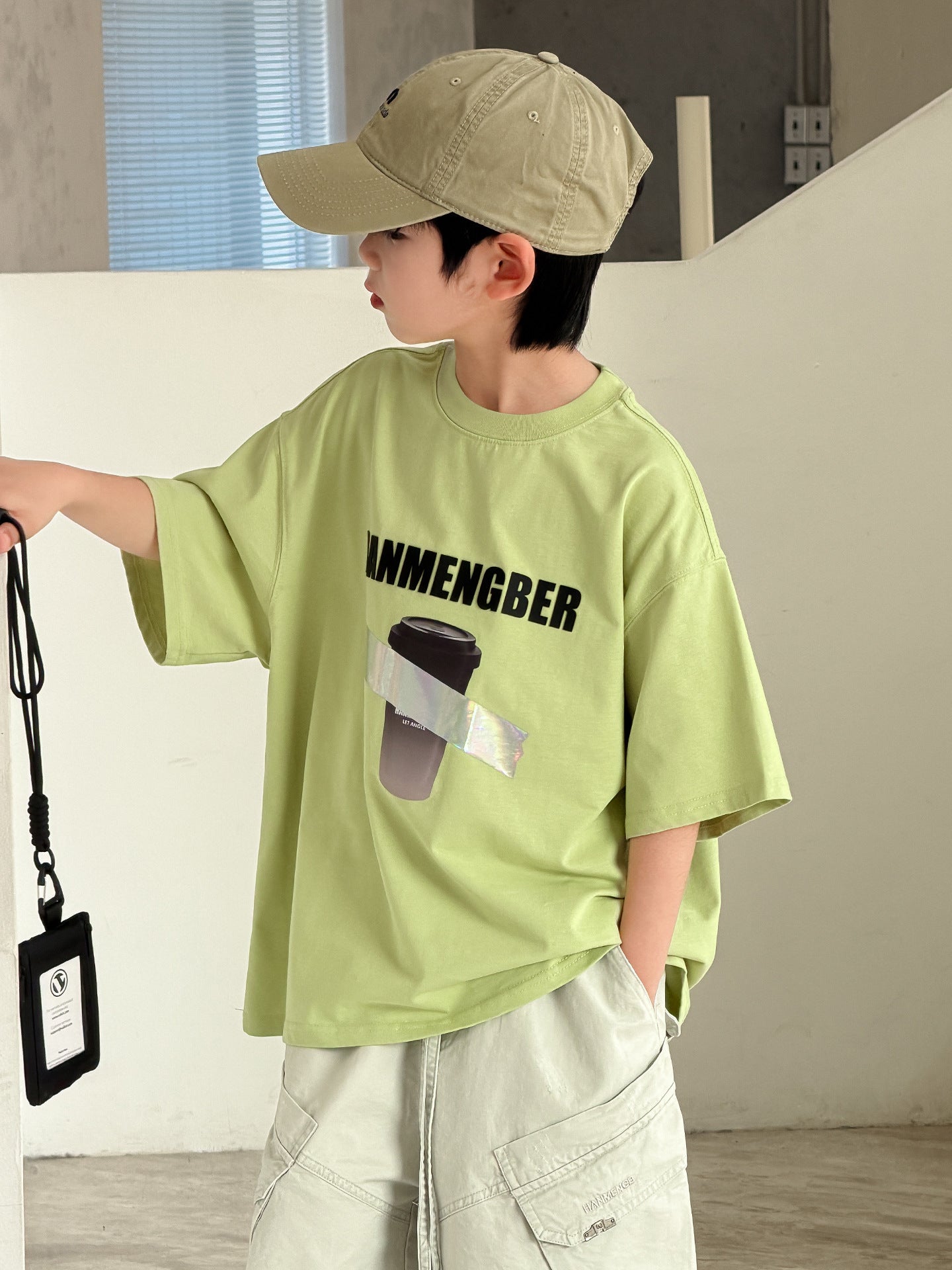 Boy's Short-sleeved Summer Wear Half Sleeve Boy Children's T-shirt