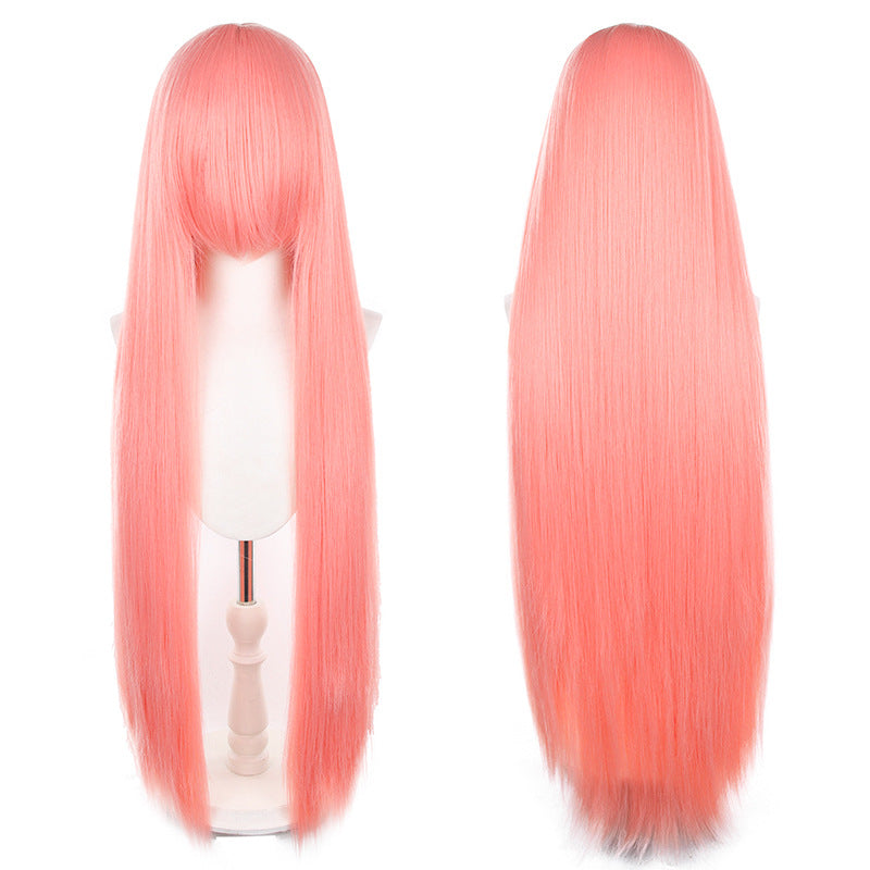 Mao Style Universal Scalp Head Long Bangs Cos Wig