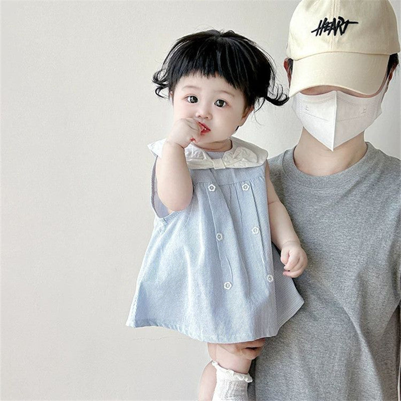 Clothes For Babies Thin Summer Clothing Bloomer With Skirt Jumpsuits Jumpsuit, Climbing Suit
