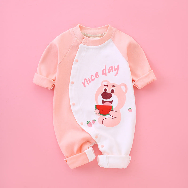 Women's & Men's For Babies Cotton Jumpsuits Born Cute Super Long Sleeve Going Jumpsuit, Climbing Suit