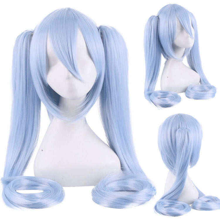 V Home Snow Cherry Blossom Black Rock Cos Wig