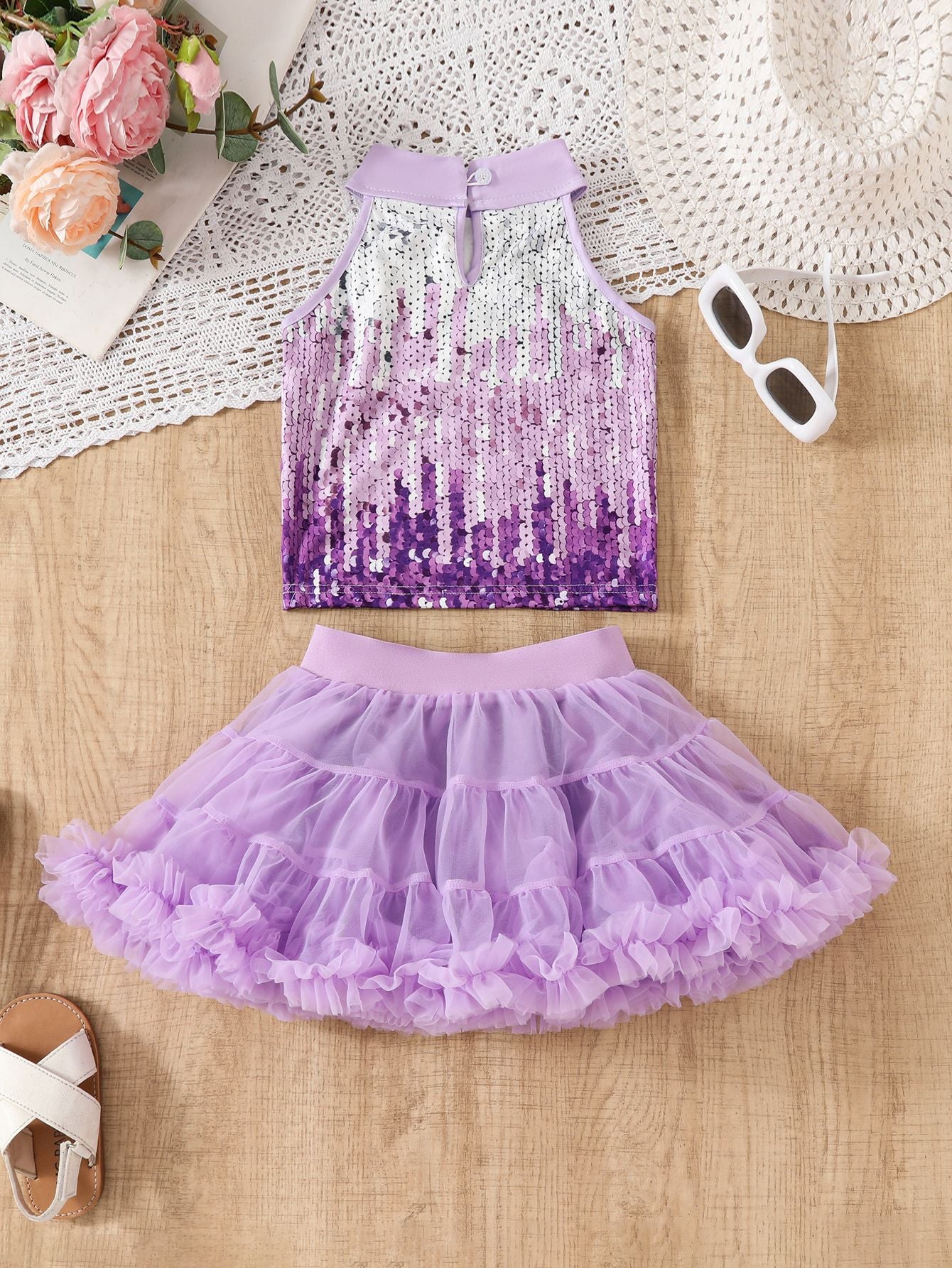 Summer Sundress Skirt Western Style Rabbit Children's Suit