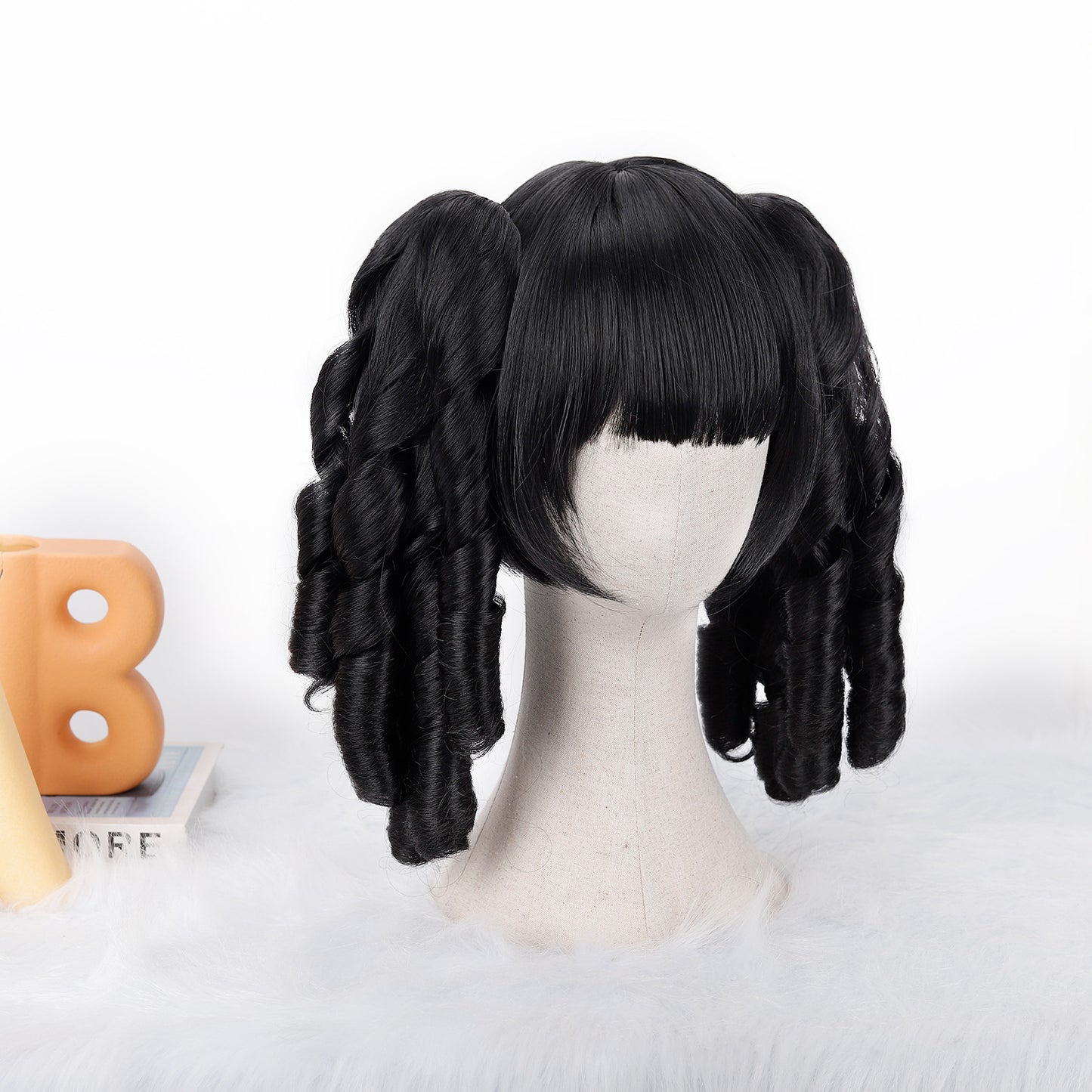 Hair Detachable Double Ponytail Roman Tiger Cos Wig