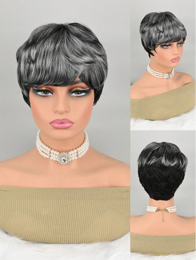 Creative Trendy Women's Fashion Synthetic Wigs Wig Short Straight Hair