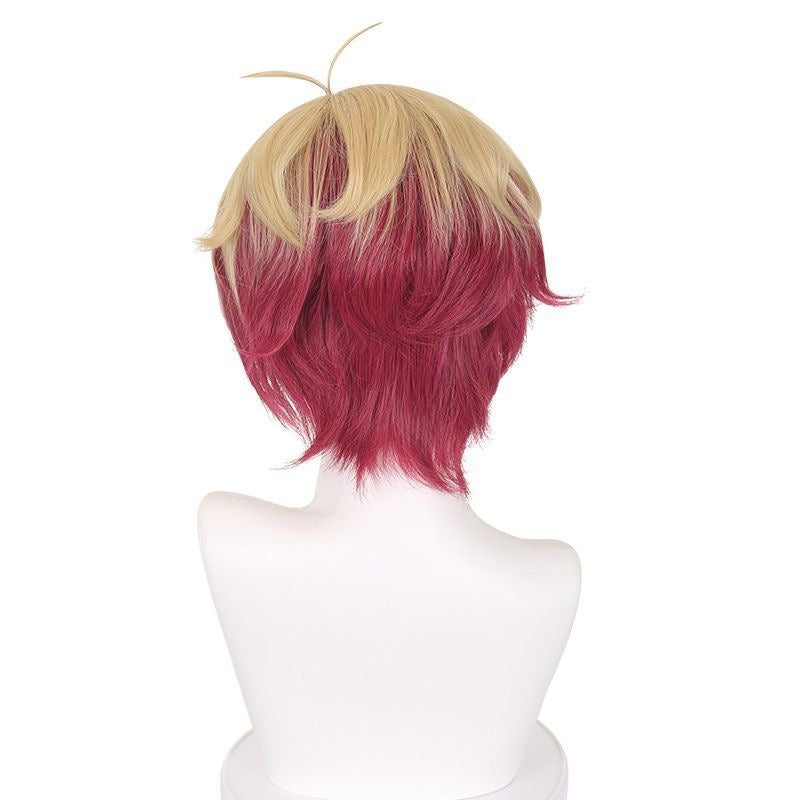 Silk Pleasure Blue Prison Rose Net Ness Scalp Top Gradient Cos Wig
